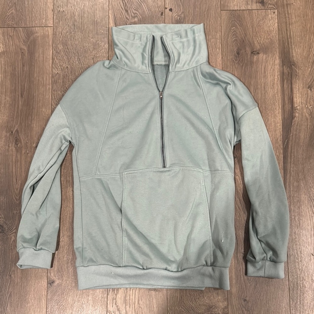 Women’s tealHalf-Zip Sweater